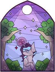 Size: 785x1018 | Tagged: safe, artist:ak4neh, derpibooru import, oc, oc:starla, unofficial characters only, pony, unicorn, female, mare, simple background, solo, stained glass, transparent background