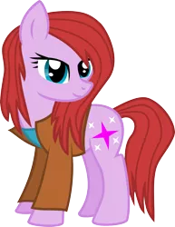 Size: 2205x2857 | Tagged: safe, artist:ssilverbeeze, derpibooru import, ponified, pony, crossover, doctor who, donna noble