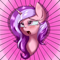 Size: 4140x4140 | Tagged: suggestive, artist:lux-arume, derpibooru import, oc, oc:sunbeam eclipse, unofficial characters only, alicorn, pony, ahegao, female, mare, open mouth, solo, tongue out