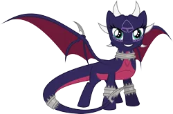 Size: 2000x1322 | Tagged: safe, artist:lumorn, derpibooru import, ponified, dracony, dragon, hybrid, longma, pony, crossover, cynder, spyro the dragon