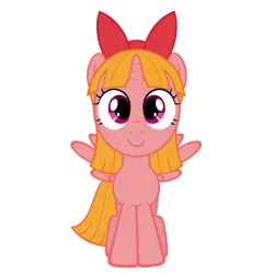 Size: 6000x6000 | Tagged: safe, artist:otfor2, derpibooru import, ponified, alicorn, pony, .ai available, .psd available, blossom (powerpuff girls), crossover, the powerpuff girls, vector