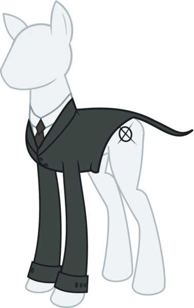 Size: 493x783 | Tagged: safe, artist:mashuga31, derpibooru import, ponified, pony, crossover, slenderman, slendermane, slenderpony, solo, vector