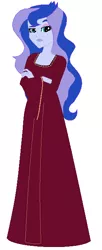 Size: 273x668 | Tagged: safe, artist:selenaede, artist:wynterstar93, derpibooru import, princess luna, equestria girls, base used, clothes, cosplay, costume, crossover, mother gothel, tangled (disney), vice principal luna