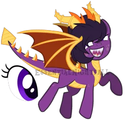 Size: 921x868 | Tagged: safe, artist:fluttersbases, artist:spiritualpresence, derpibooru import, ponified, dracony, dragon, hybrid, pony, base used, crossover, rule 63, spyro the dragon