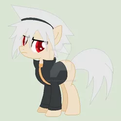 Size: 400x402 | Tagged: safe, artist:selenaede, artist:skittz-chan, derpibooru import, ponified, pony, base used, crossover, solo, soul eater, soul evans