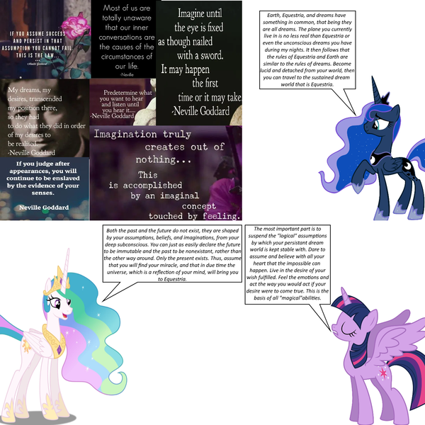 Size: 1401x1401 | Tagged: safe, anonymous artist, derpibooru import, 4chan, law of attraction, /mlp/, neville goddard, text, wall of text