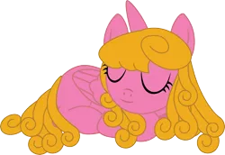 Size: 3114x2143 | Tagged: safe, artist:benybing, derpibooru import, ponified, alicorn, pony, crossover, princess aurora, simple background, sleeping beauty, transparent background