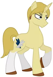 Size: 580x842 | Tagged: safe, artist:shingeki-no-pony, derpibooru import, ponified, pony, attack on titan, crossover, erwin smith