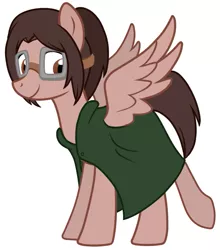 Size: 595x676 | Tagged: safe, artist:shingeki-no-pony, derpibooru import, ponified, pony, attack on titan, crossover, hanji zoe, solo