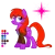 Size: 504x504 | Tagged: safe, artist:lissystrata, derpibooru import, ponified, pony, crossover, doctor who, donna noble, image, png, reference sheet, simple background, solo, transparent background