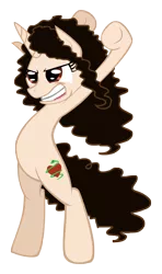 Size: 4134x6969 | Tagged: safe, artist:zackira, derpibooru import, ponified, pony, bellatrix lestrange, crossover, harry potter, simple background, solo, transparent background