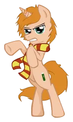 Size: 3543x5906 | Tagged: safe, artist:zackira, derpibooru import, ponified, pony, crossover, harry potter, ron weasley, simple background, solo, transparent background