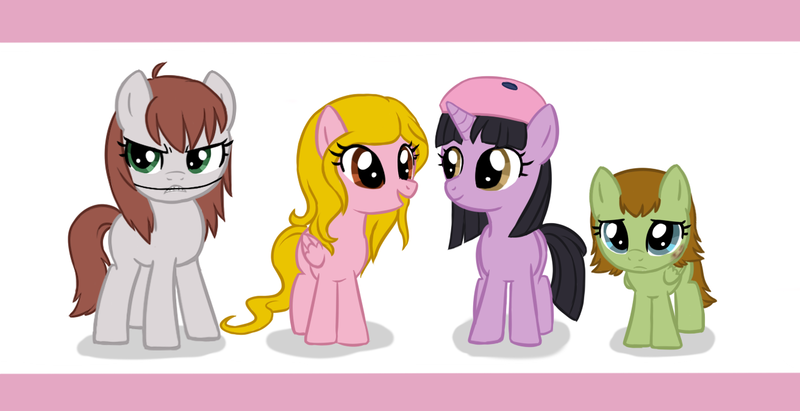 Size: 1312x674 | Tagged: safe, artist:fire-girl872, derpibooru import, ponified, pony, bebe stevens, crossover, karen mccormick, shelly marsh, south park, wendy testaburger