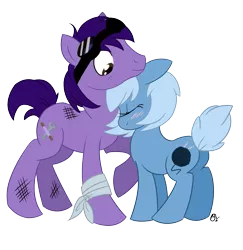 Size: 1489x1530 | Tagged: safe, artist:shellsweet, derpibooru import, oc, oc:alice, ponified, earth pony, pony, butt, crossover, donatello, female, male, mare, plot, simple background, stallion, teenage mutant ninja turtles, transparent background