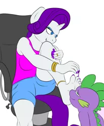 Size: 1800x2200 | Tagged: suggestive, artist:a_friendly_guest, derpibooru import, rarity, spike, anthro, anklet, barefoot, breasts, clothes, colored, colored sketch, feet, feet on face, feet sniffing, female, fetish, foot fetish, jewelry, lineart, male, nail polish, nails, pedicure, ring, shipping, sniffing, sparity, straight, toenail polish, toenails, toes