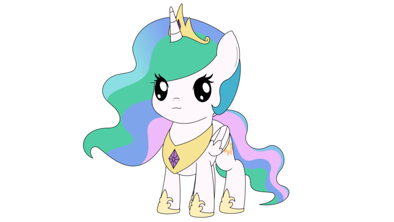 Size: 1920x1080 | Tagged: safe, artist:ardonsword, derpibooru import, princess celestia, alicorn, :3, chibi, female, mare, simple background, solo, transparent background