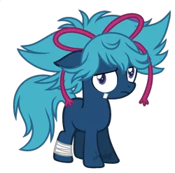 Size: 900x888 | Tagged: safe, artist:t-aroutachiikun, derpibooru import, ponified, earth pony, pony, colt, male, sayo samonji, simple background, solo, touken ranbu, transparent background