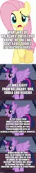 Size: 500x2404 | Tagged: safe, derpibooru import, edit, edited screencap, editor:lord you know who, screencap, fluttershy, twilight sparkle, twilight sparkle (alicorn), alicorn, pony, comic:the epilogue, growing up is hard to do, the last problem, ah my goddess, belldandy, comic, fanfic art, implied apple bloom, implied scootaloo, implied sweetie belle, oh my goddess, screencap comic, skuld, urd