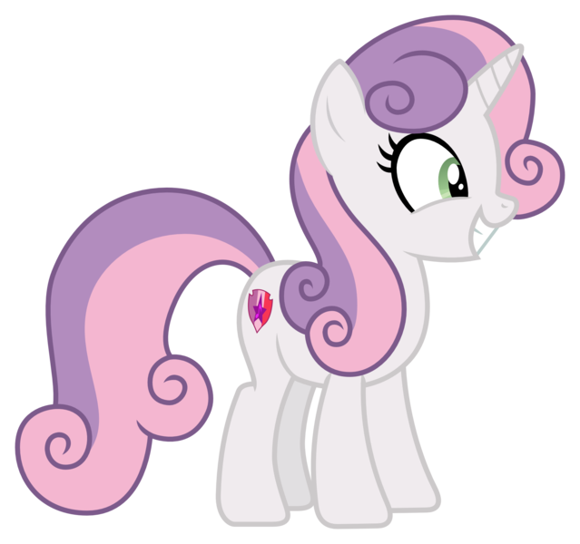 Size: 1917x1801 | Tagged: safe, artist:sonofaskywalker, derpibooru import, sweetie belle, pony, unicorn, growing up is hard to do, cutie mark, female, grin, mare, older, older sweetie belle, simple background, smiling, solo, the cmc's cutie marks, transparent background, vector