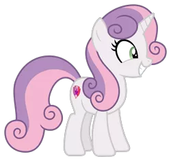 Size: 1917x1801 | Tagged: safe, artist:sonofaskywalker, derpibooru import, sweetie belle, pony, unicorn, growing up is hard to do, cutie mark, female, grin, mare, older, older sweetie belle, simple background, smiling, solo, the cmc's cutie marks, transparent background, vector