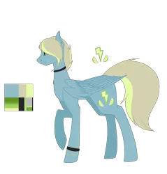 Size: 6200x6496 | Tagged: safe, artist:moonlight0shadow0, derpibooru import, oc, oc:lemon zap, unofficial characters only, earth pony, pony, icey-verse, absurd resolution, bracelet, choker, ear piercing, earring, female, jewelry, magical lesbian spawn, mare, necklace, offspring, parent:lightning dust, parent:limestone pie, parents:limedust, piercing, raised hoof, redesign, reference sheet, simple background, solo, transparent background, wristband