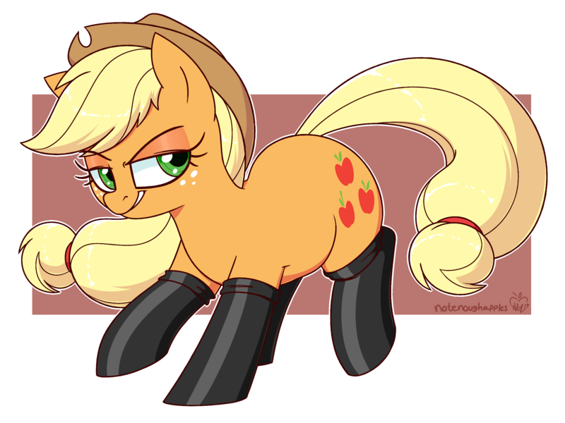 Size: 2400x1800 | Tagged: safe, artist:notenoughapples, derpibooru import, applejack, earth pony, pony, somepony to watch over me, boots, clothes, female, fireproof boots, grin, mare, shoes, simple background, smiling, solo, transparent background