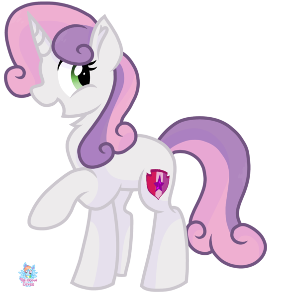 Size: 1211x1254 | Tagged: safe, artist:rainbow eevee, derpibooru import, sweetie belle, pony, unicorn, growing up is hard to do, cute, cutie mark, female, older, older sweetie belle, raised hoof, simple background, smiling, solo, transparent background, vector