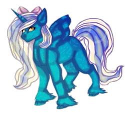 Size: 937x853 | Tagged: safe, artist:orchidcrystal, derpibooru import, oc, oc:fleurbelle, alicorn, pony, alicorn oc, bow, female, hair bow, hoof fluff, horn, long hair, long mane, mare, wings, yellow eyes