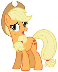 Size: 5226x6457 | Tagged: safe, artist:estories, derpibooru import, applejack, pony, absurd resolution, hat, simple background, solo, transparent background, vector