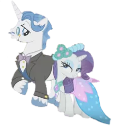 Size: 432x456 | Tagged: safe, artist:funimation2002, derpibooru import, edit, edited screencap, screencap, fancypants, rarity, pony, a canterlot wedding, background removed, female, male, raripants, shipping, simple background, straight, transparent background