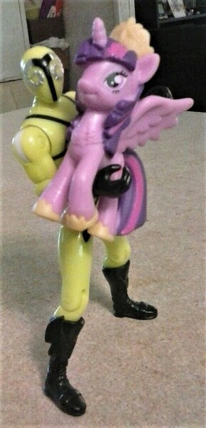 Size: 510x1058 | Tagged: safe, artist:dex stewart, derpibooru import, twilight sparkle, twilight sparkle (alicorn), alicorn, pony, action figure, bandai, bibi soldiers, goseiger, loogie, photo, power rangers, power rangers megaforce, saban, super sentai, tensou sentai goseiger, toei, toy