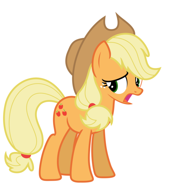 Size: 6095x6586 | Tagged: safe, artist:estories, derpibooru import, applejack, pony, absurd resolution, hat, simple background, solo, transparent background, vector