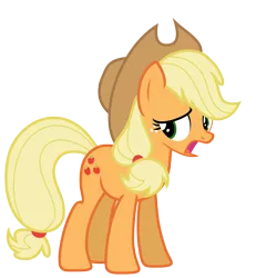 Size: 6095x6586 | Tagged: safe, artist:estories, derpibooru import, applejack, pony, absurd resolution, hat, simple background, solo, transparent background, vector