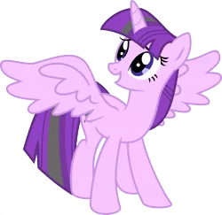 Size: 1920x1870 | Tagged: safe, artist:kamyk962, derpibooru import, edit, vector edit, starlight glimmer, twilight sparkle, twilight sparkle (alicorn), alicorn, pony, ponyar fusion, female, fusion, mare, recolor, simple background, solo, spread wings, transparent background, vector, wings
