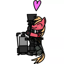 Size: 4000x4000 | Tagged: safe, artist:rainbowbacon, derpibooru import, big macintosh, pony, heavy, heavy mac, heavy weapons guy, minigun, team fortress 2, valve