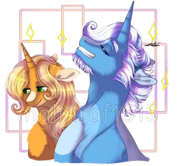 Size: 934x870 | Tagged: safe, artist:malinraf1615, derpibooru import, jack pot, sunflower spectacle, pony, female, jacktacle, male, shipping, straight, trixie's parents