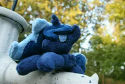 Size: 3888x2592 | Tagged: safe, artist:bastler, derpibooru import, princess luna, alicorn, pony, female, irl, mare, photo, plushie, sleeping