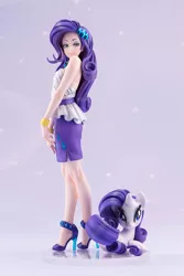 Size: 683x1024 | Tagged: safe, derpibooru import, kotobukiya, rarity, human, pony, unicorn, equestria girls, backless, bare shoulders, beautiful, clothes, figure, high heels, human ponidox, humanized, jewelry, kotobukiya rarity, legs, miniskirt, moe, self ponidox, shoes, side slit, skirt, sleeveless, standing, strapless