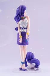 Size: 683x1024 | Tagged: safe, derpibooru import, kotobukiya, rarity, human, pony, unicorn, bare shoulders, beautiful, clothes, figure, high heels, human ponidox, humanized, jewelry, kotobukiya rarity, legs, miniskirt, moe, self ponidox, shoes, side slit, skirt, sleeveless, standing, strapless