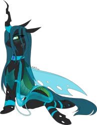 Size: 1191x1537 | Tagged: artist:mythpony, belly dancer, changeling, changeling queen, derpibooru import, female, harem outfit, queen chrysalis, simple background, solo, stupid sexy chrysalis, suggestive, transparent background