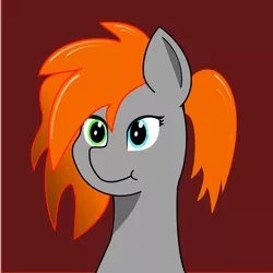 Size: 2560x2560 | Tagged: safe, artist:pinkamenace, derpibooru import, oc, oc:golden lotus, earth pony, pony, bust, cute, heterochromia, solo, vector