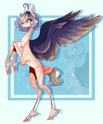 Size: 1217x1466 | Tagged: safe, artist:manella-art, derpibooru import, oc, oc:quail trance, unofficial characters only, pegasus, pony, female, mare, rearing, solo