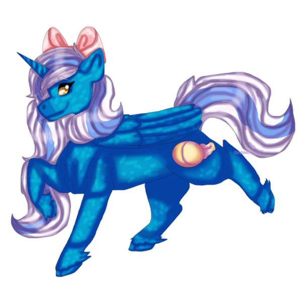 Size: 894x894 | Tagged: safe, artist:orchidcrystal, derpibooru import, oc, oc:fleurbelle, unofficial characters only, alicorn, pony, alicorn oc, bow, female, hair bow, horn, looking back, mare, simple background, solo, transparent background, unshorn fetlocks, wings, yellow eyes