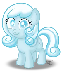 Size: 824x970 | Tagged: safe, artist:aleximusprime, derpibooru import, oc, oc:snowdrop, pegasus, pony, blind, cute, female, filly, looking at you, ococtober, silly filly studios, simple background, smiling, solo, transparent background