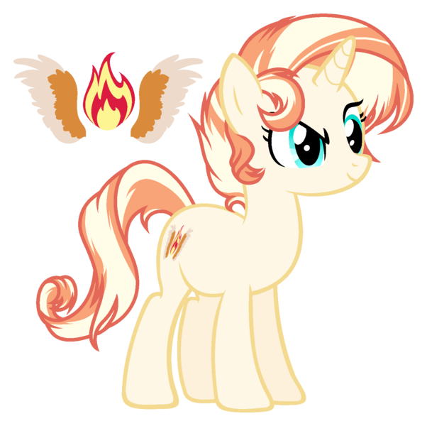 Size: 1585x1579 | Tagged: safe, artist:starling-sentry-yt, derpibooru import, oc, oc:solare flare, pony, unicorn, female, mare, offspring, parent:fire streak, parent:sunset shimmer, parents:sunsetstreak, simple background, solo, transparent background