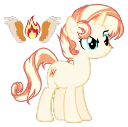 Size: 1585x1579 | Tagged: safe, artist:starling-sentry-yt, derpibooru import, oc, oc:solare flare, pony, unicorn, female, mare, offspring, parent:fire streak, parent:sunset shimmer, parents:sunsetstreak, simple background, solo, transparent background