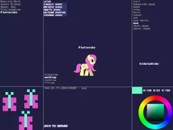 Size: 1024x768 | Tagged: safe, derpibooru import, fluttershy, pegasus, pony, development, game, plat world, project, solo