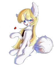 Size: 2268x3024 | Tagged: safe, artist:silver fox, derpibooru import, oc, unofficial characters only, pony, unicorn, female, heart, mare, simple background, sitting, solo, transparent background