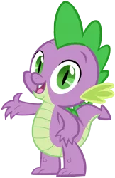 Size: 3908x6018 | Tagged: safe, artist:andoanimalia, derpibooru import, spike, dragon, absurd resolution, cute, looking at you, male, open mouth, simple background, solo, spikabetes, transparent background, vector