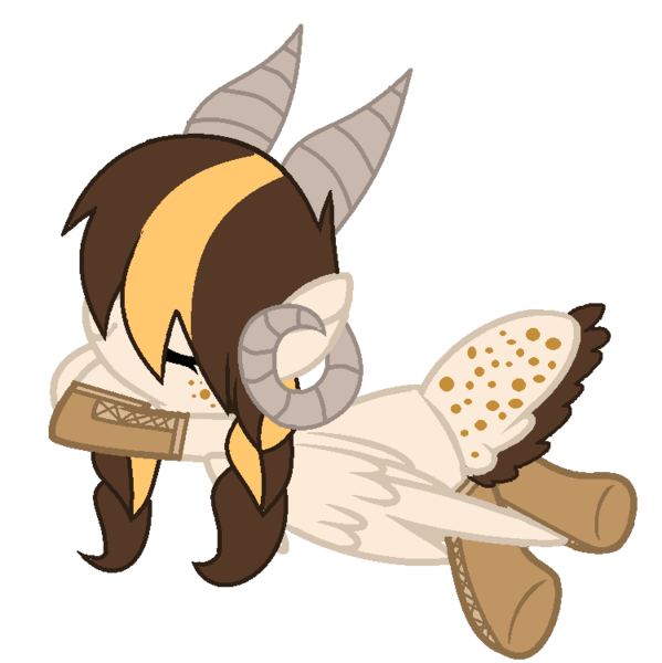 Size: 749x750 | Tagged: artist:celestial-rue0w0, artist:nocturnal-moonlight, base used, boots, clothes, commission, deer, deer pony, derpibooru import, eyes closed, female, flying, freckles, horns, mare, oc, oc:yayne, original species, peryton, safe, shoes, simple background, solo, transparent background, unofficial characters only